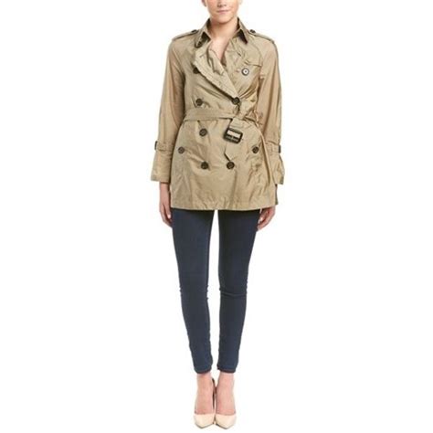 burberry packaway ruffle detail showerproof trench coat|longest Burberry trench coat.